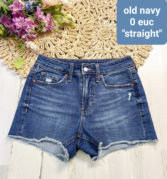 old navy 0 straight shorts