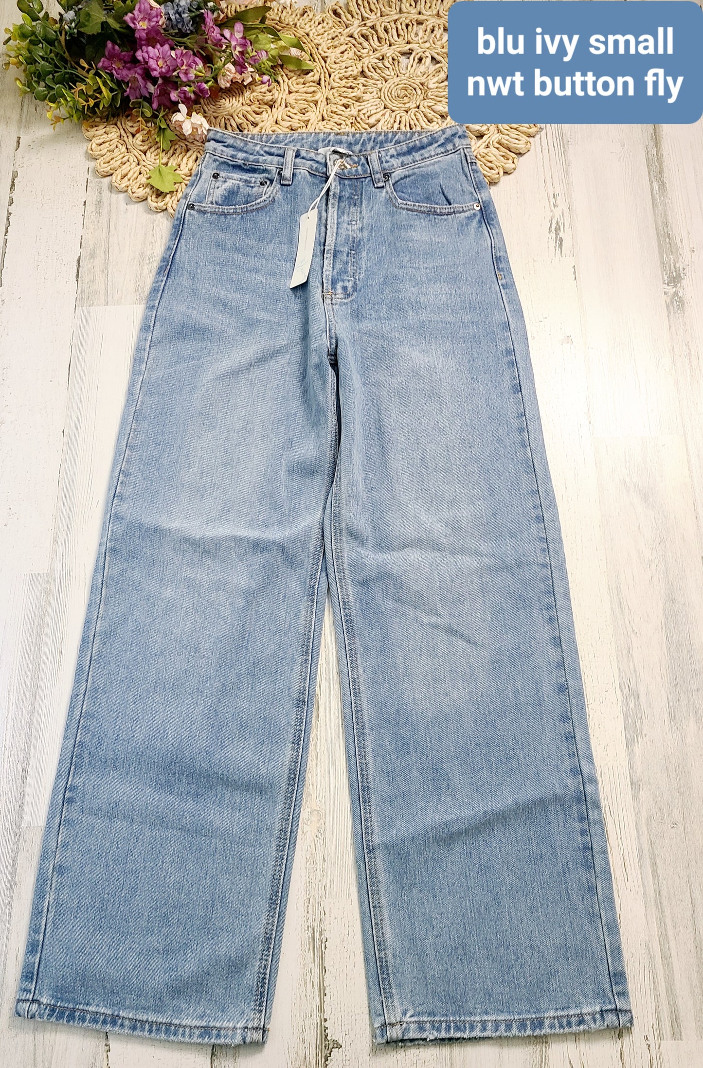 new blu ivy button fly jeans