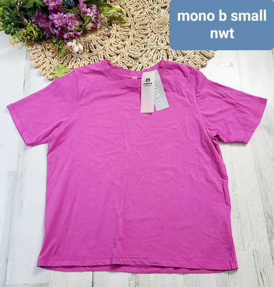 new mono b pink tee