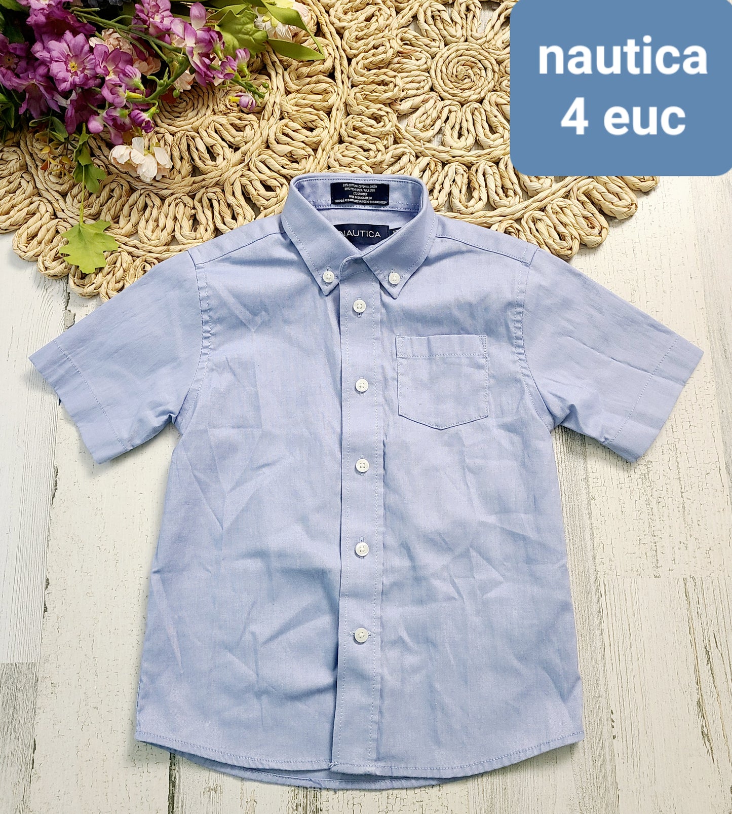 nautica baby blue dress shirt