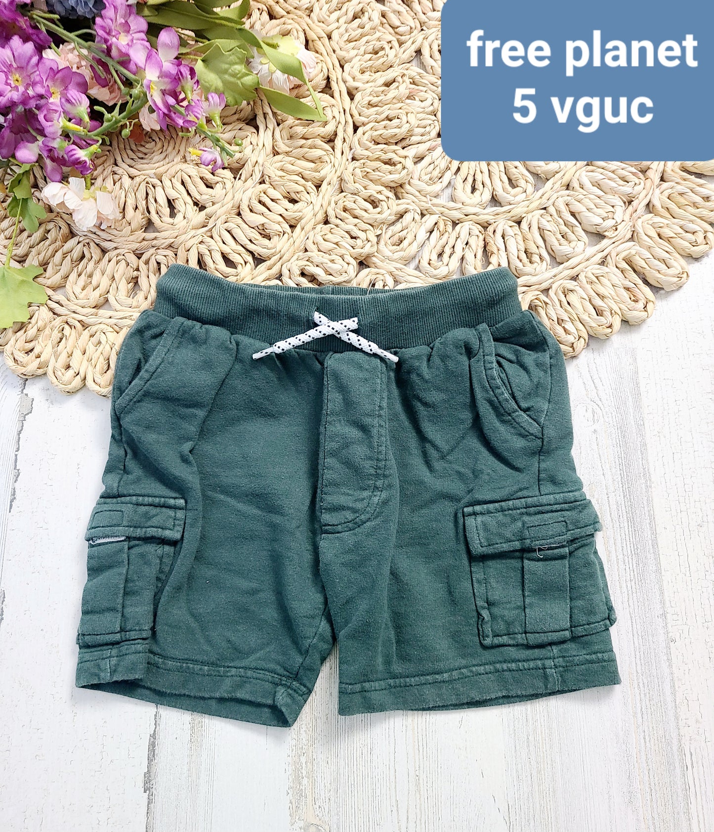 free planet green shorts