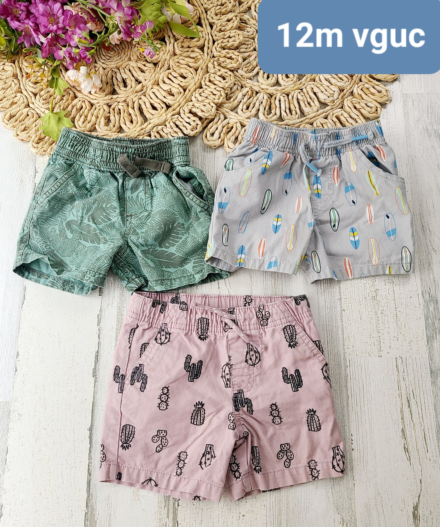 12m printed shorts
