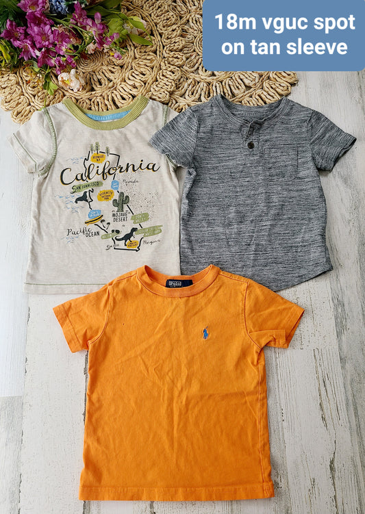 3 18m tees boys
