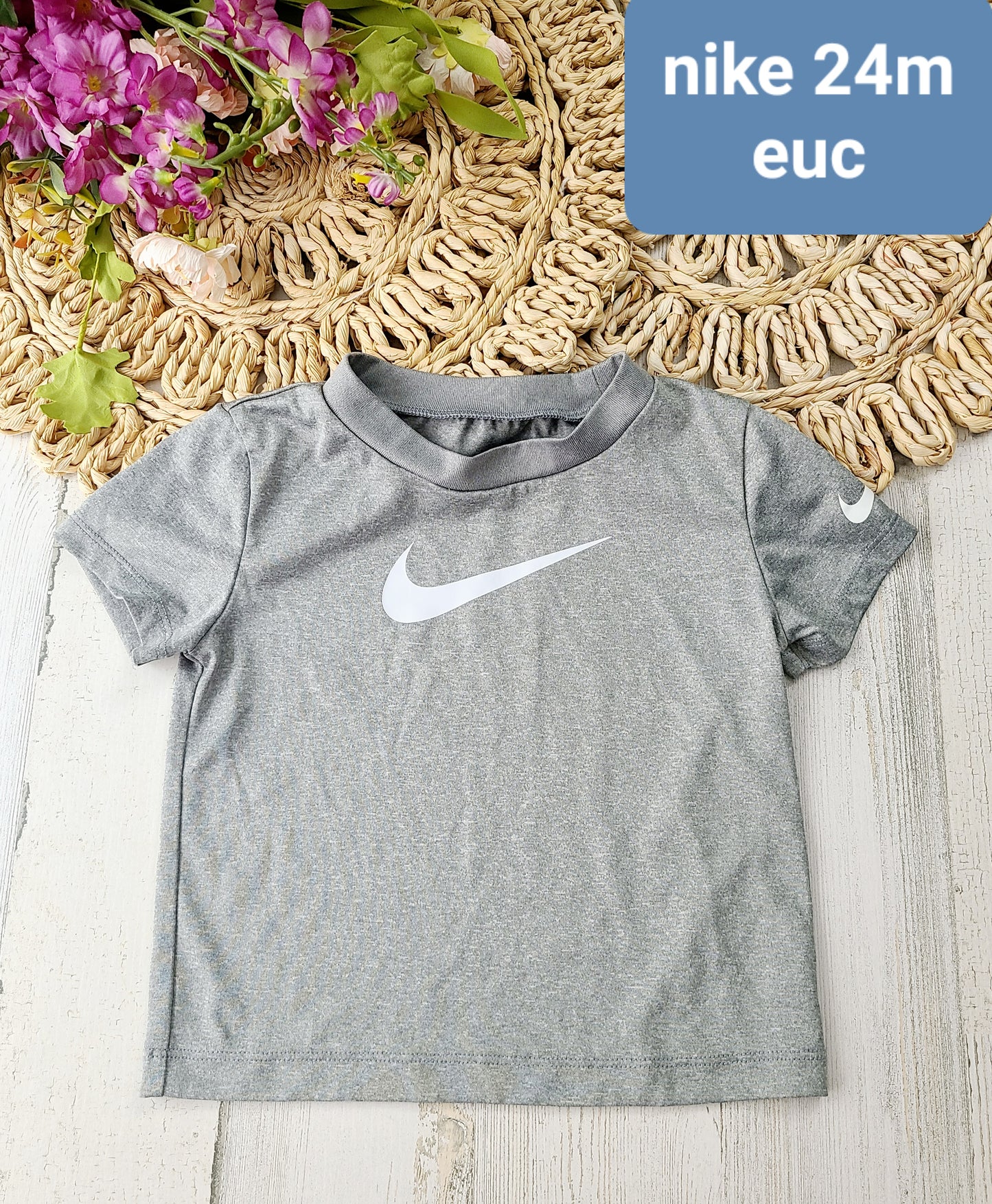 24m nike gray tee