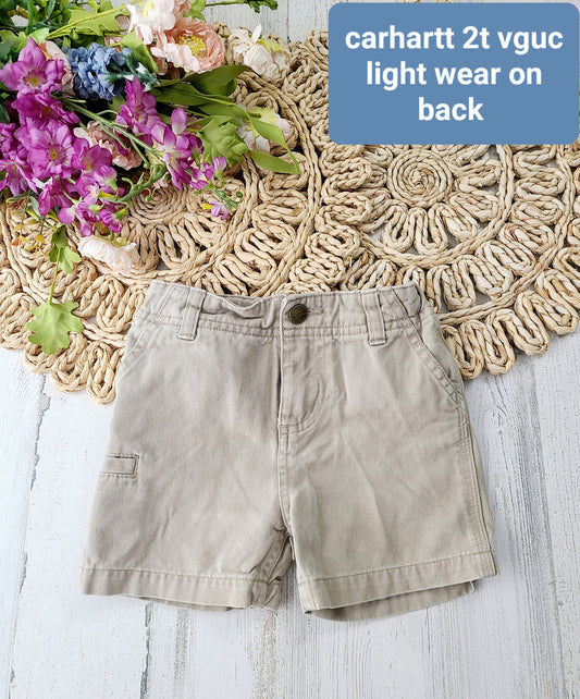 carhartt 2t khaki shorts