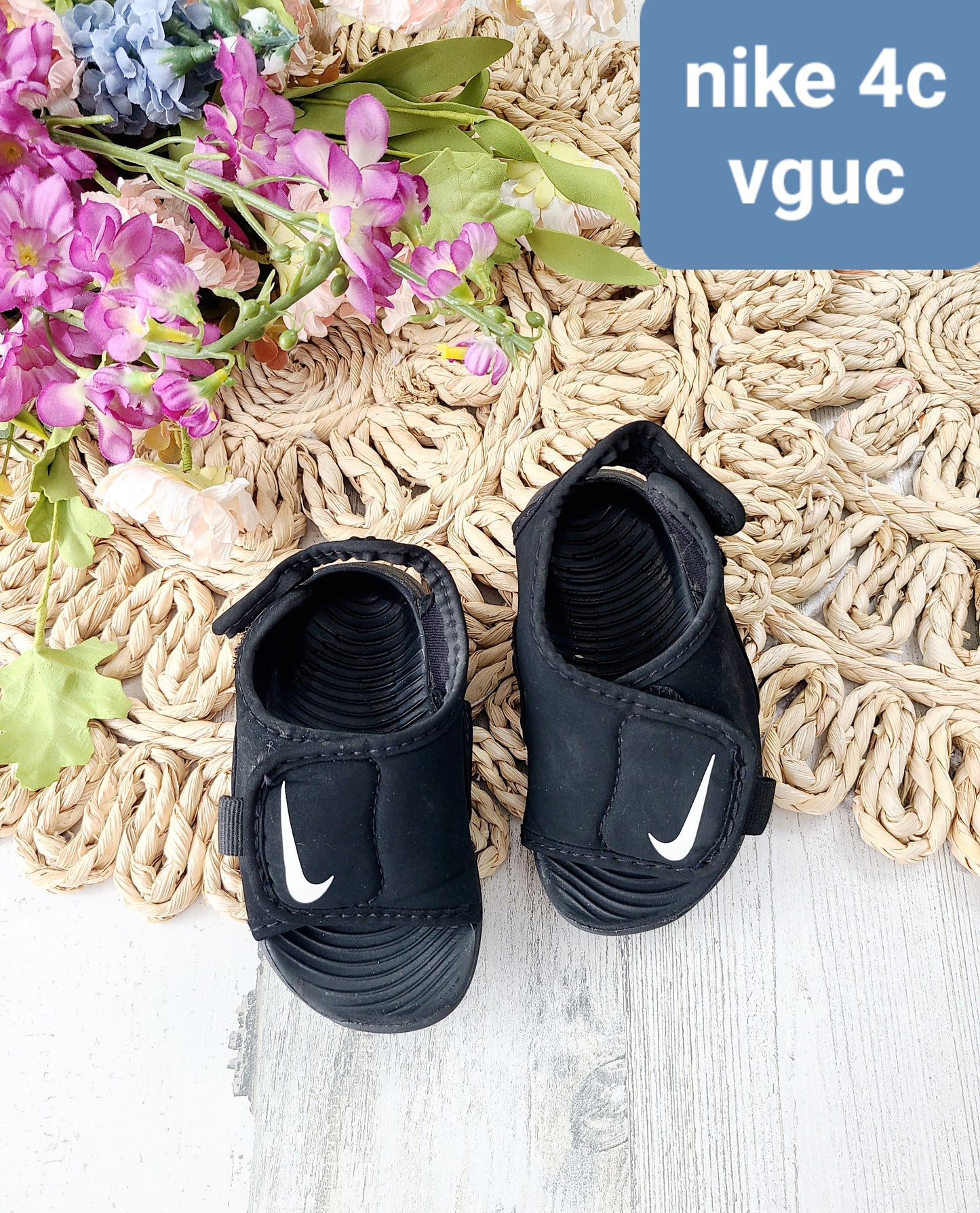 4c nike sandals velcro