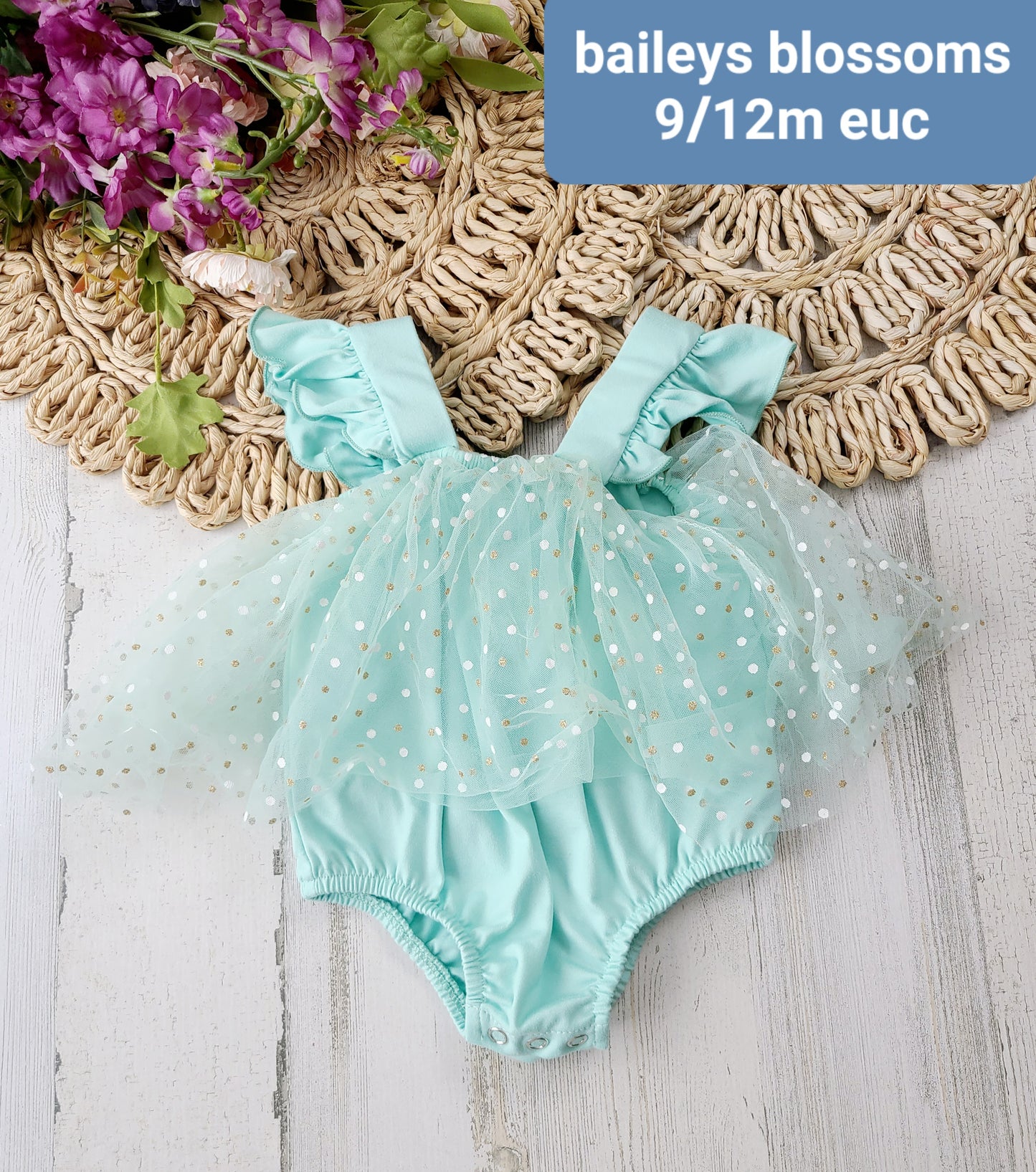 baileys blossoms blue tutu