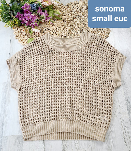 sonoma knit tan top