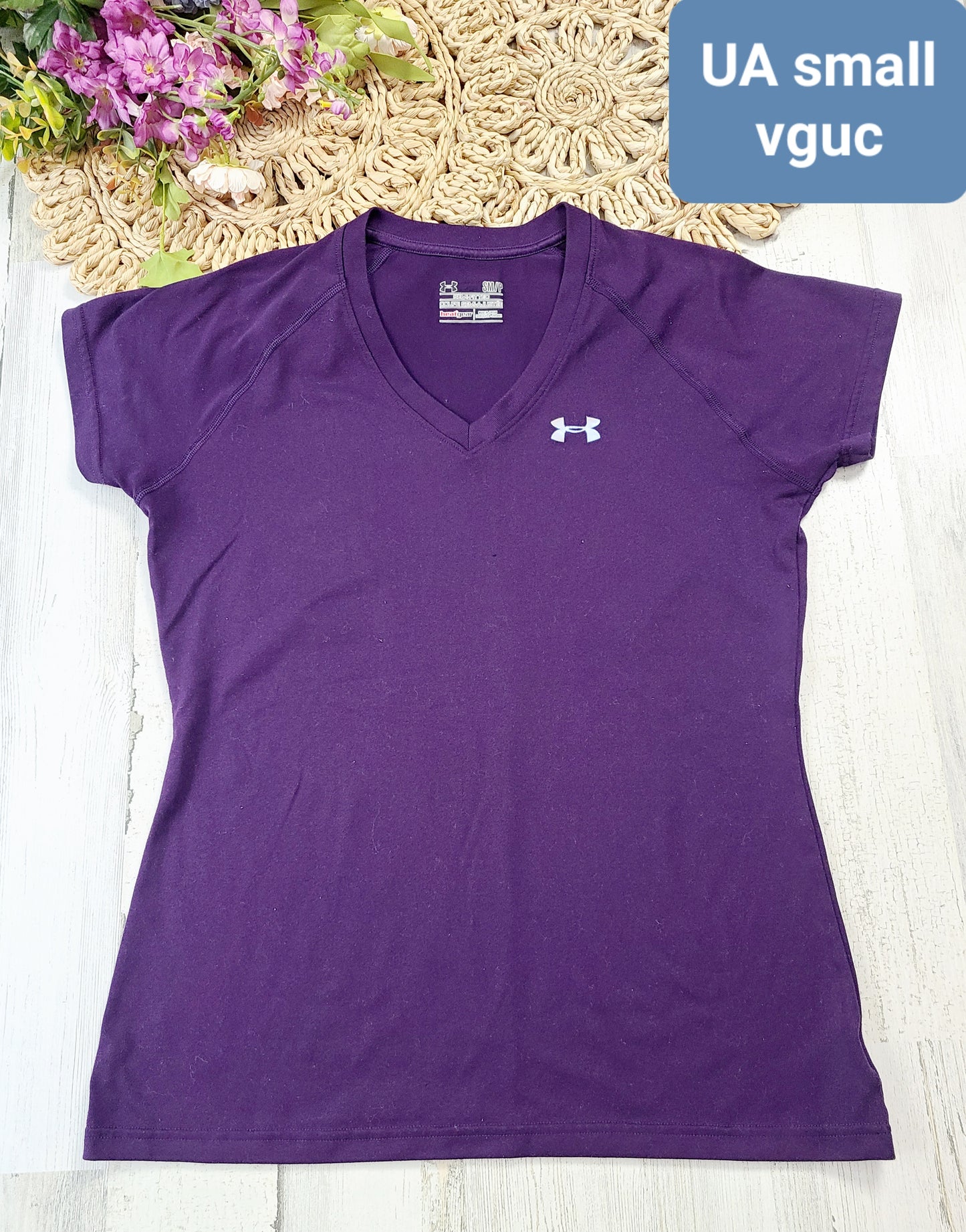 under armour purple tee