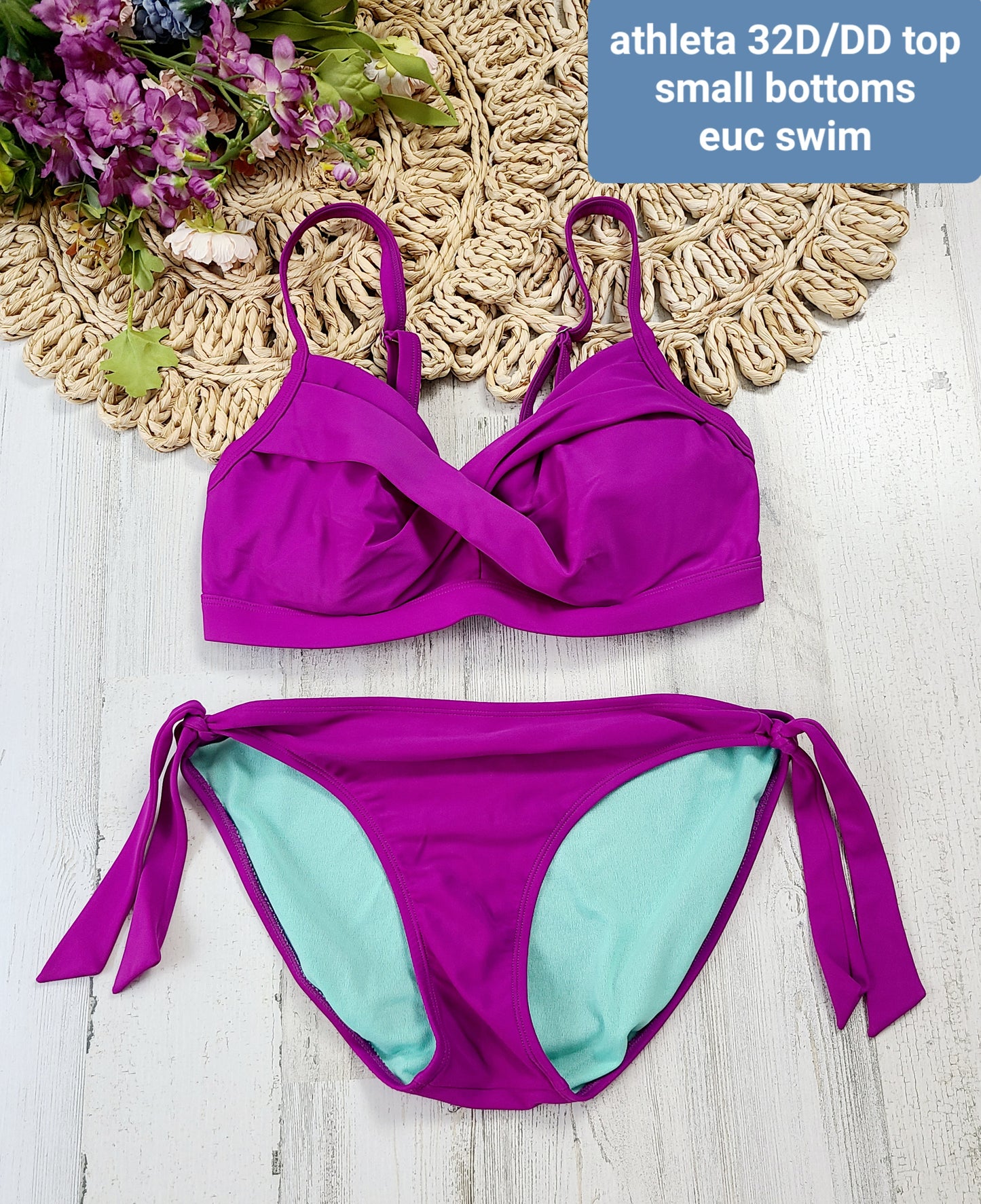 athleta fuchsia swim