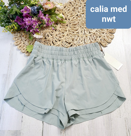 new calia light sage shorts