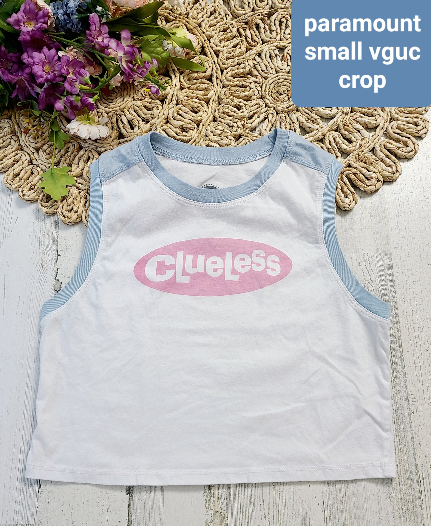 clueless crop tank