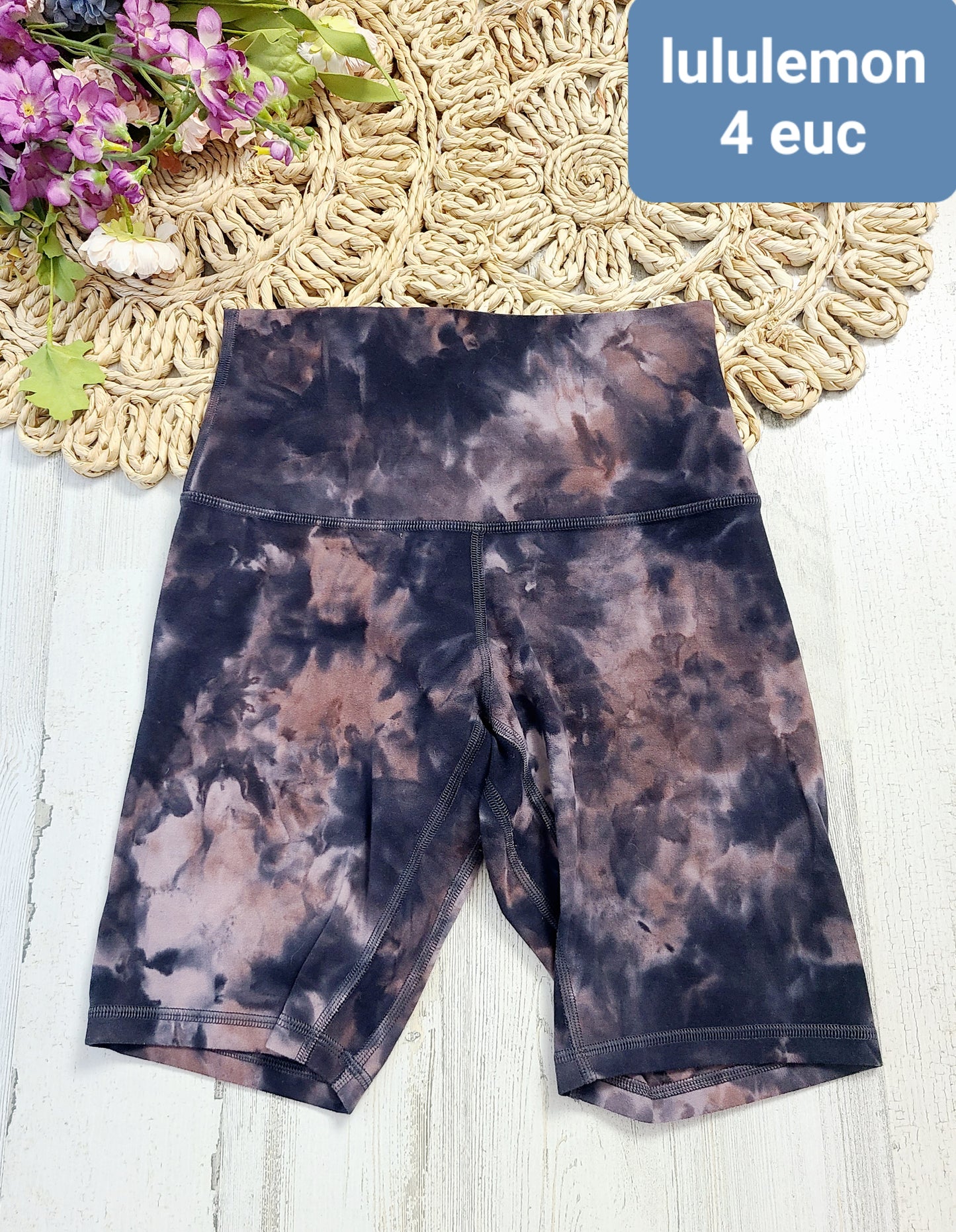 lululemon tie dye shorts