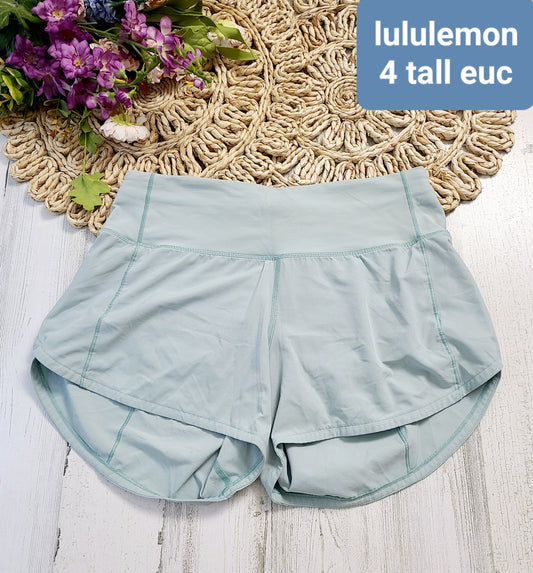 lululemon 4 tall mint blue