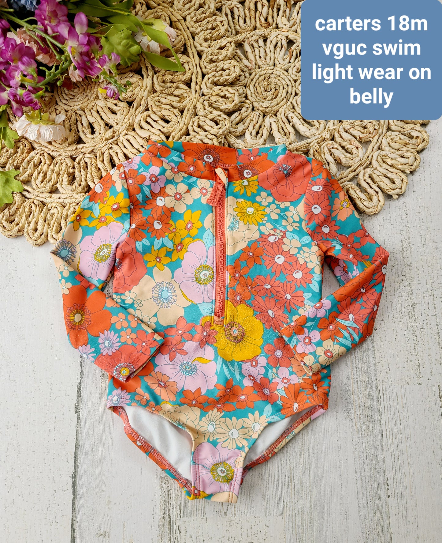 vguc long sleeve carters swimsuit