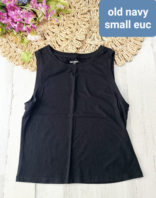 old navy black bestee tank
