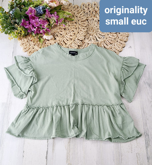 originality peplum top
