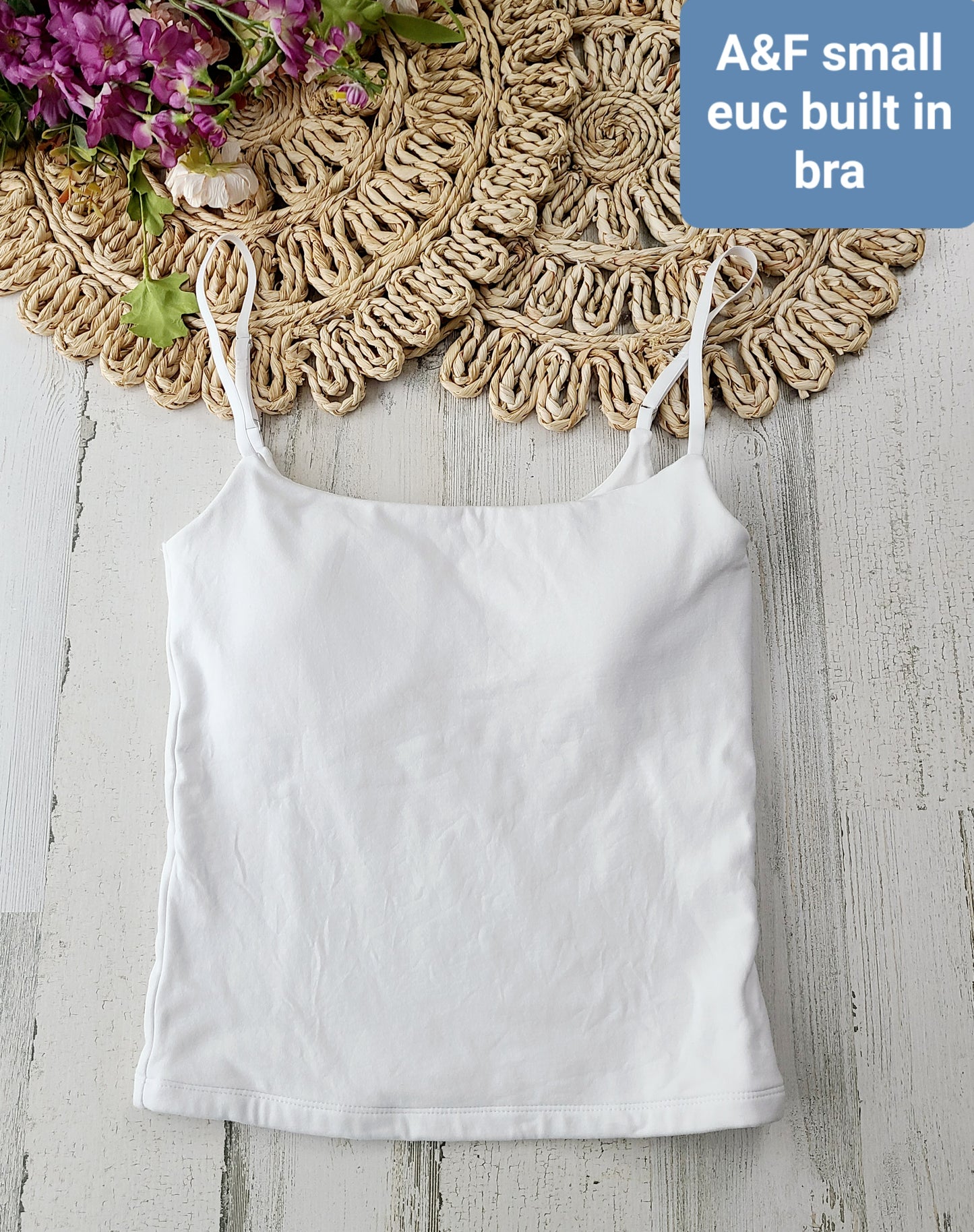 a&f built in bra tank