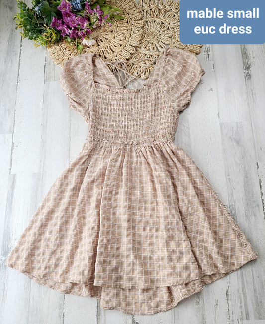 mable smocked top dress