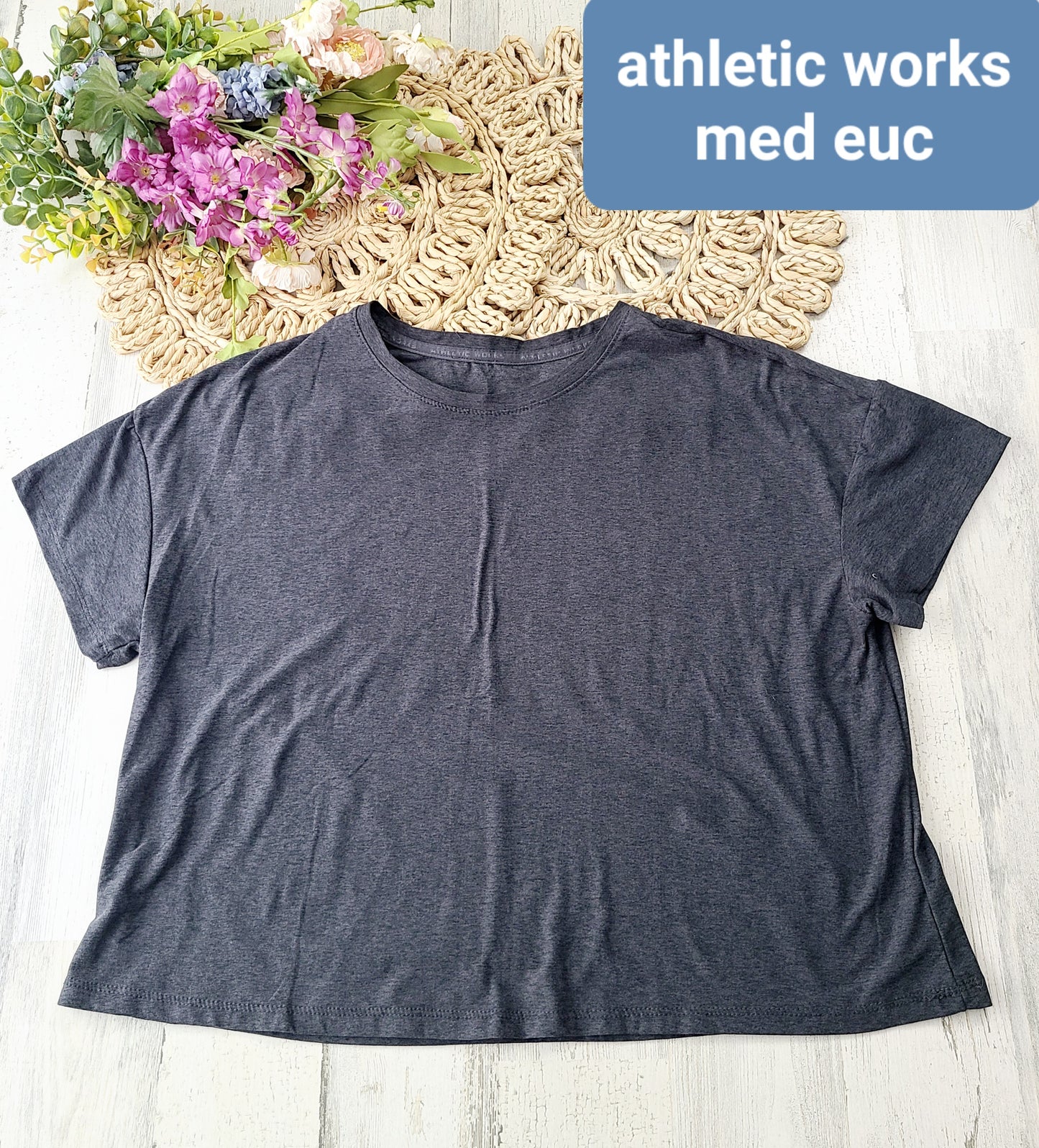 athletic gray top soft