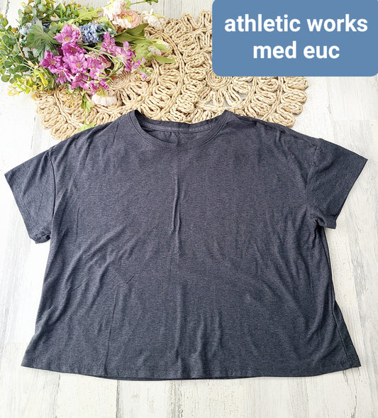 athletic gray top soft