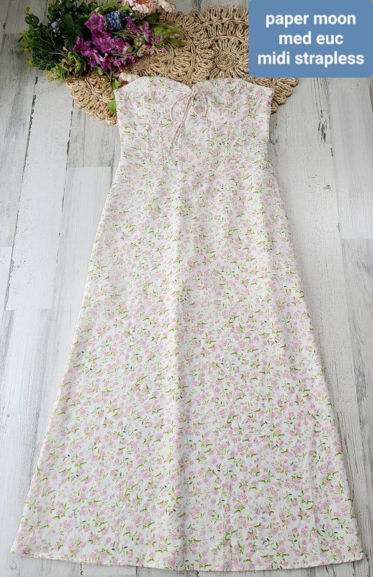 papermoon strapless dress