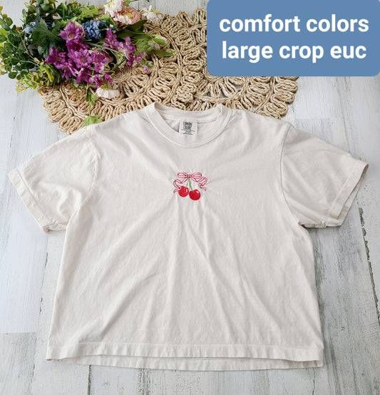 comfort colors crop cherries