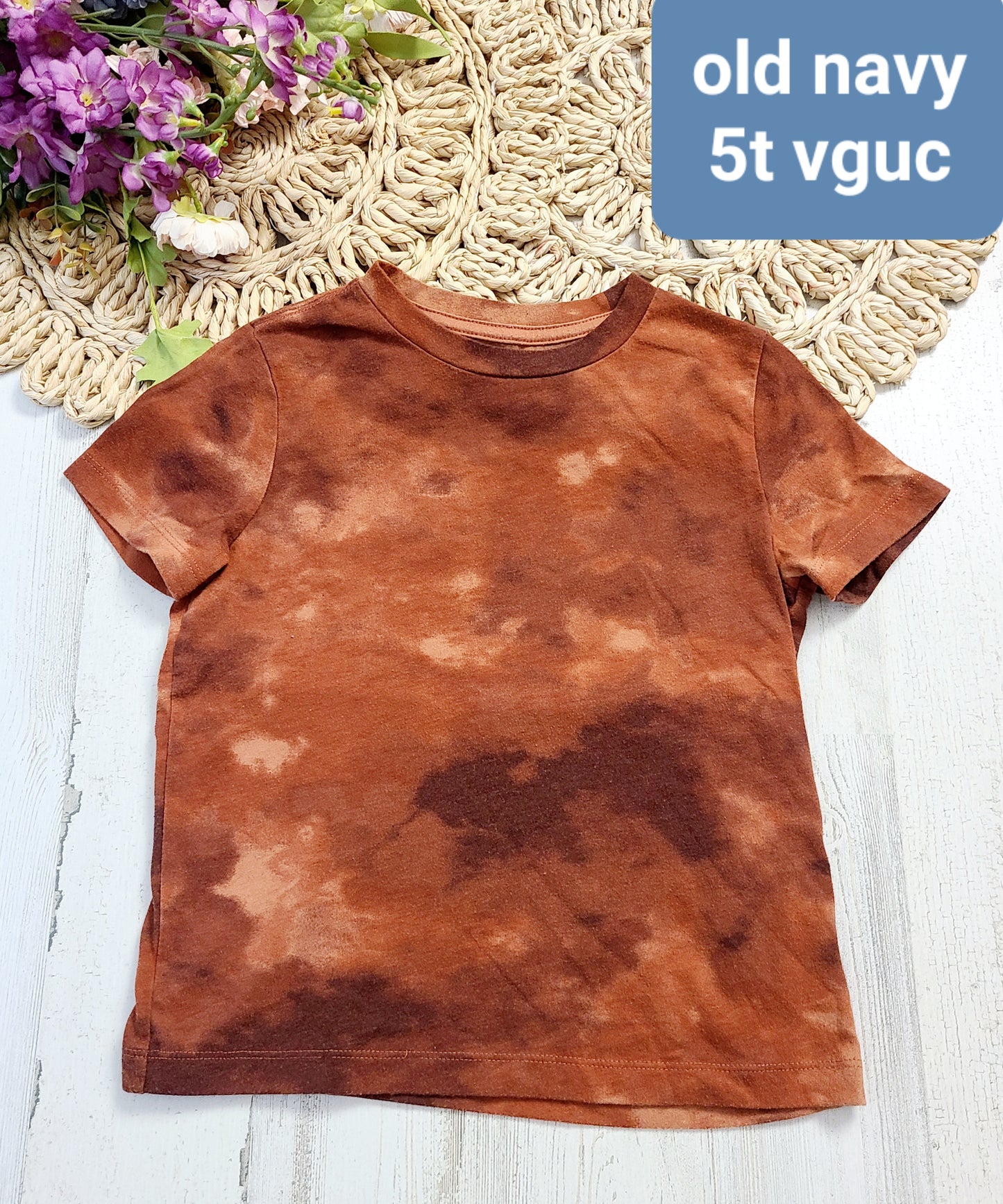 old navy orange tie dye