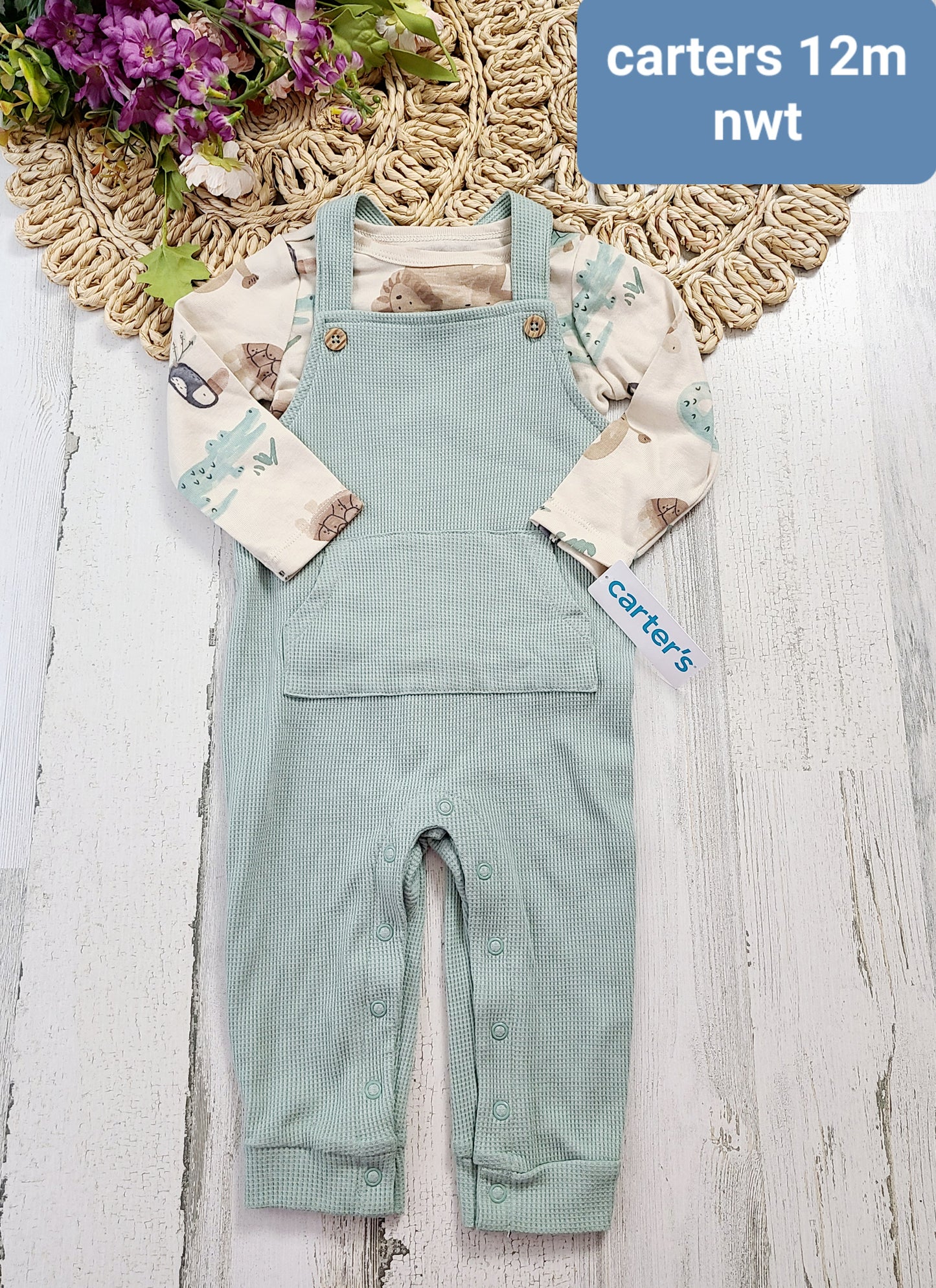 nwt carters 12m overall gator