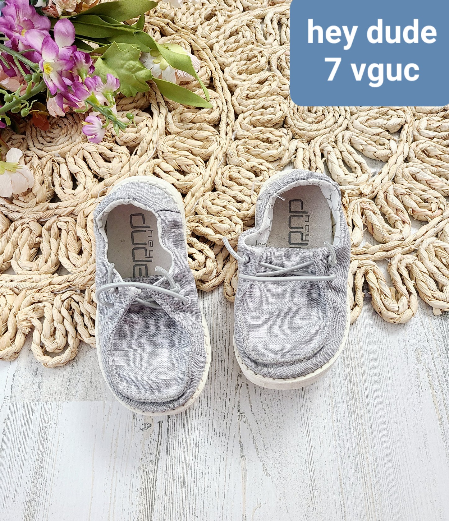hey dude gray shoes baby