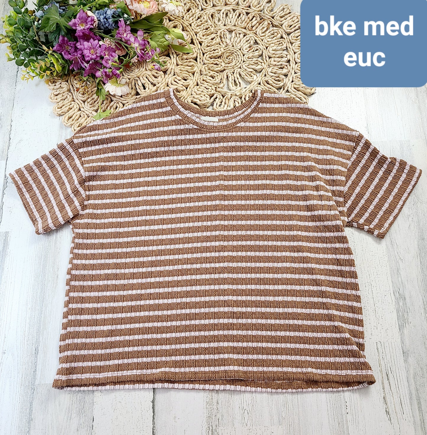 bke textured stripe tee