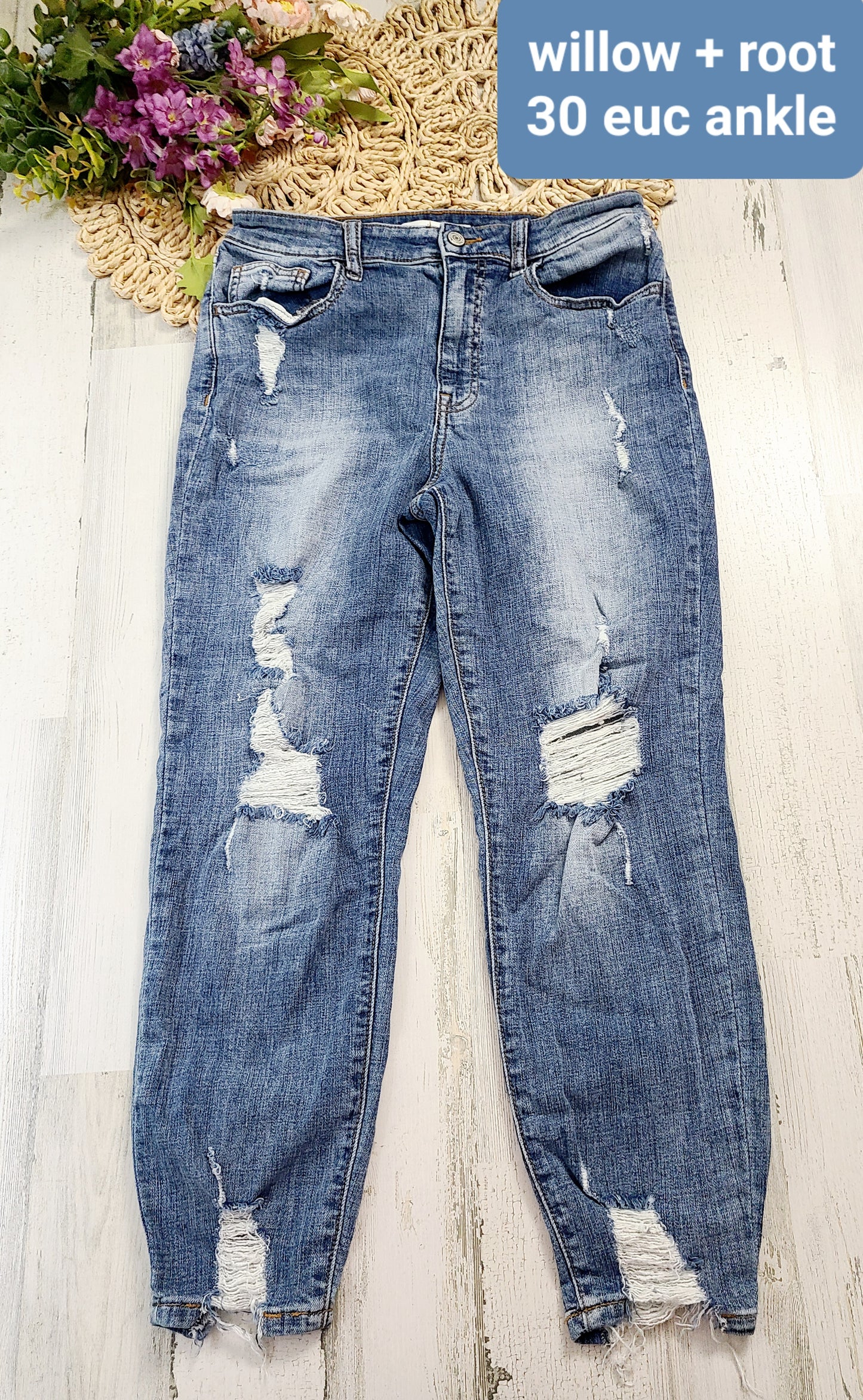 willow+root distressed ankle 30