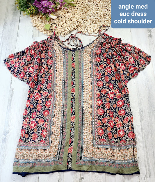 angie cold shoulder dress
