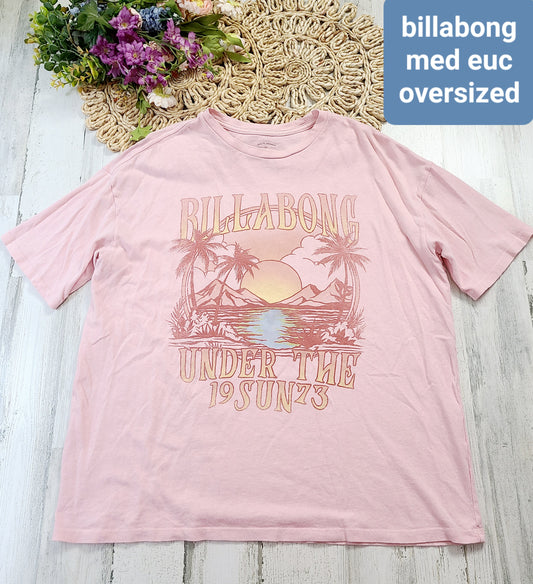 billabong pink overized