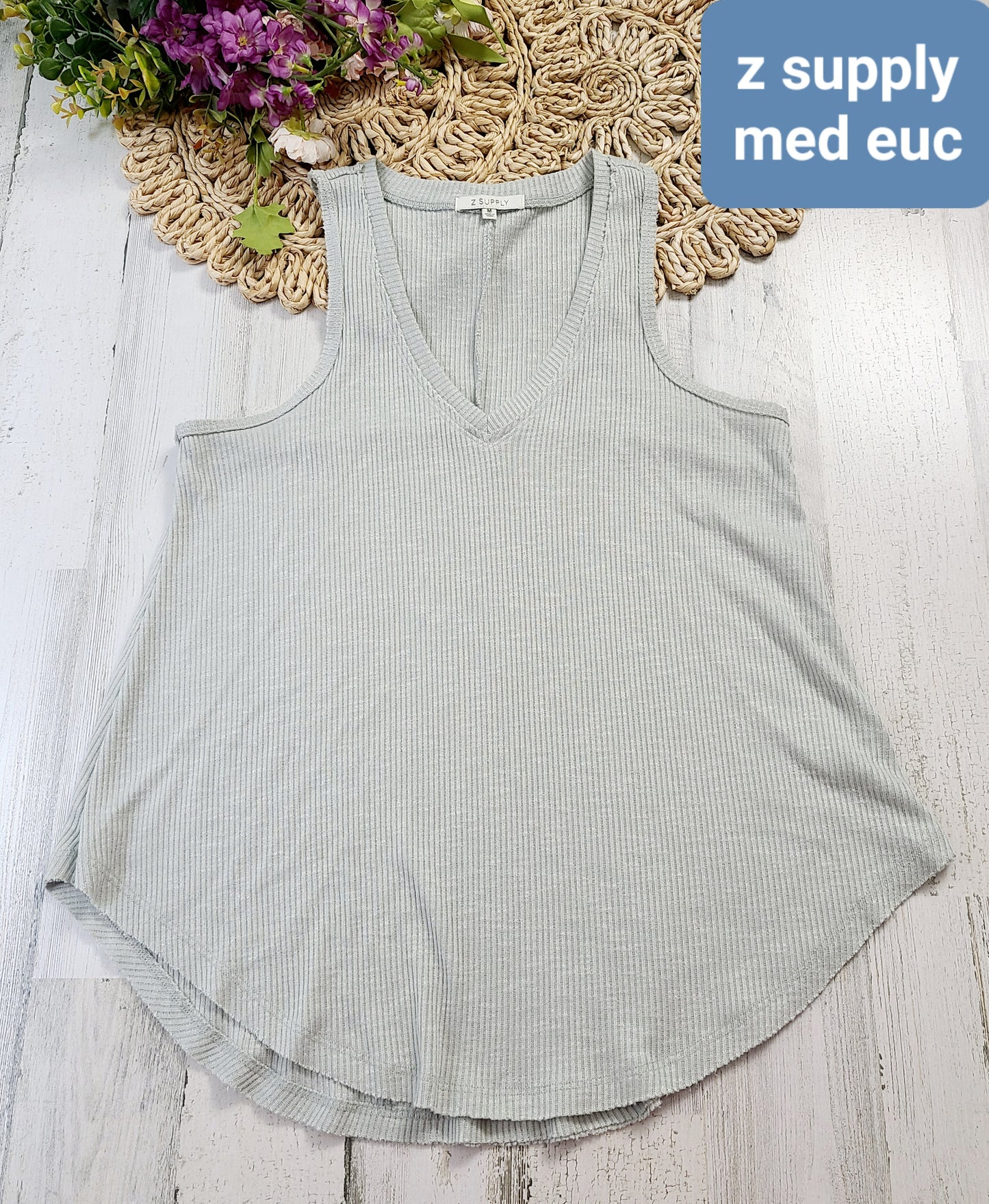 z supply ribbed vneck