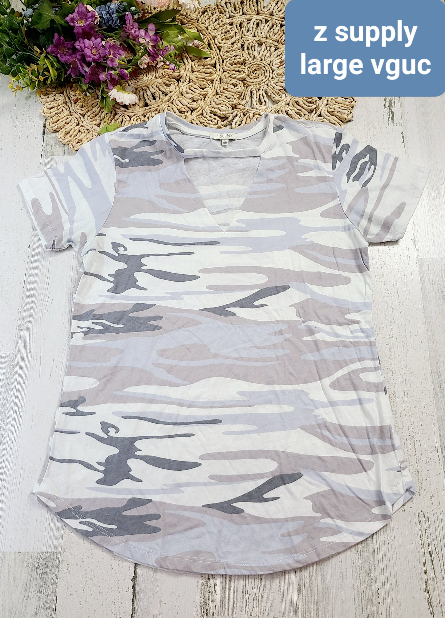 zsupply camo tee gray