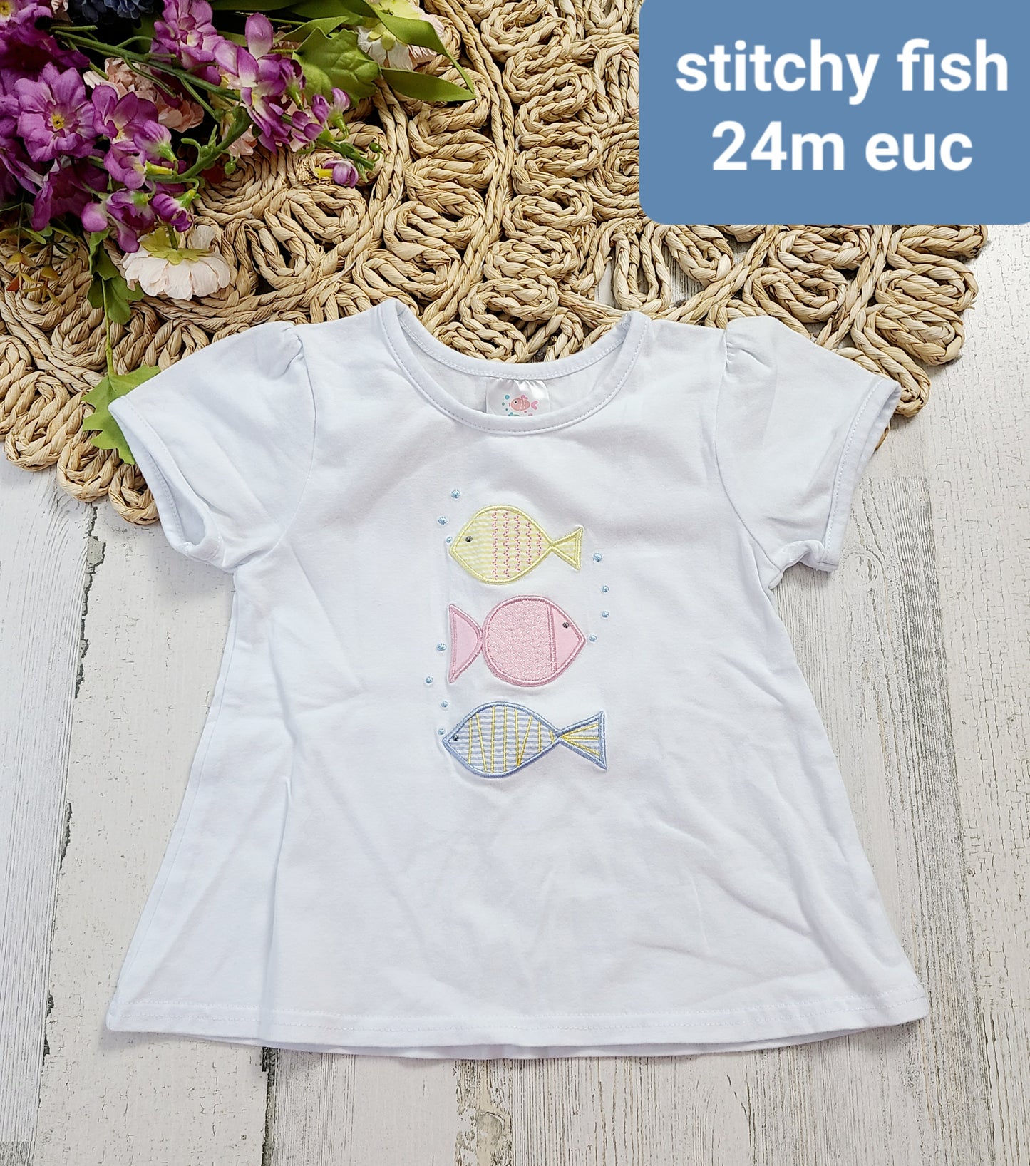 stitchy fish fish shirt