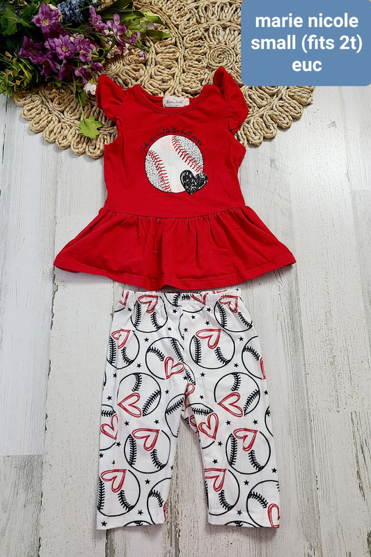 marie nicole baseball pants outfit euc
