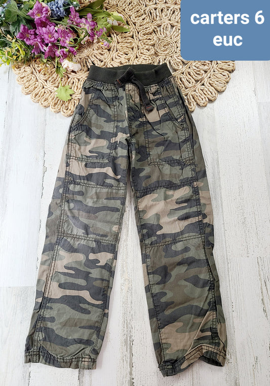 carters 6y camo cargo pants