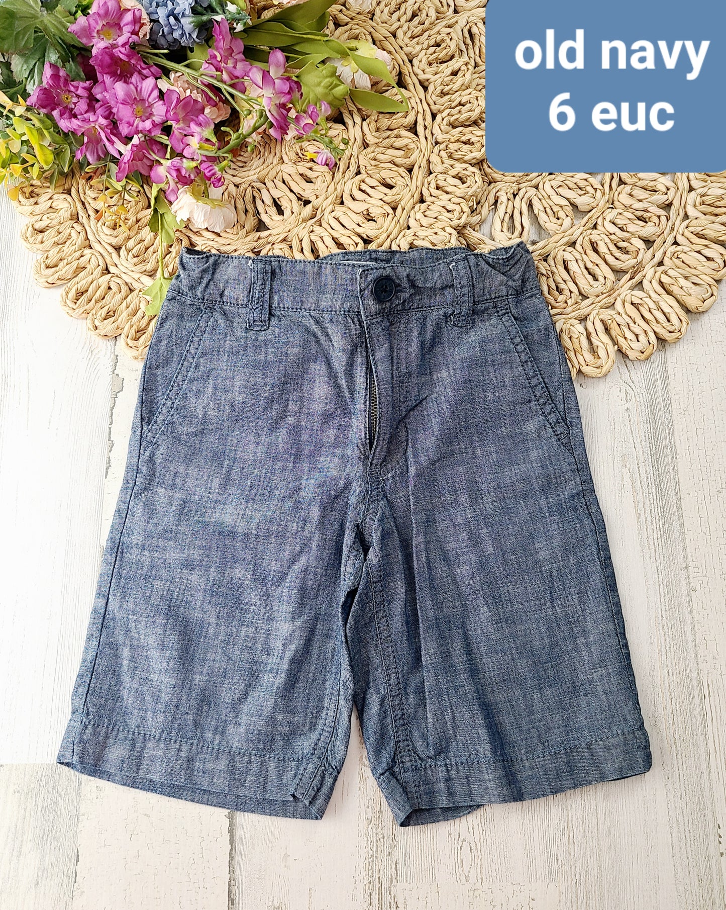 old navy blue 6y shorts
