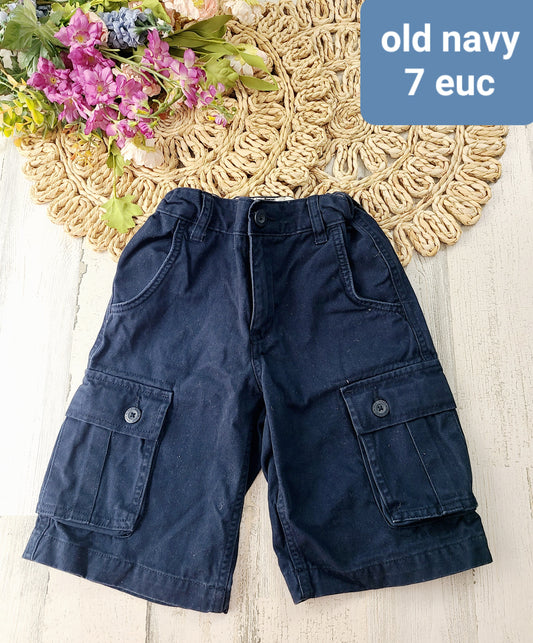 old navy blue cargo shorts