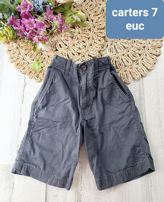 carter 7y gray shorts