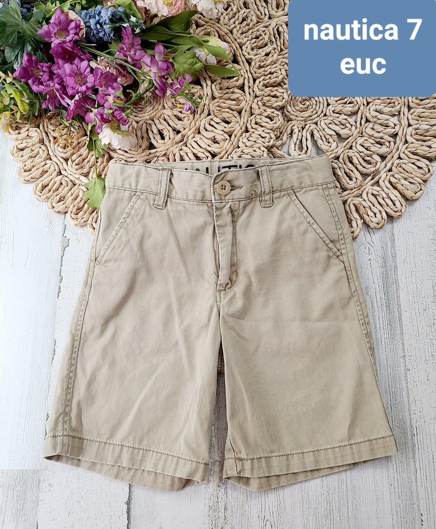 nautica khaki short 7y