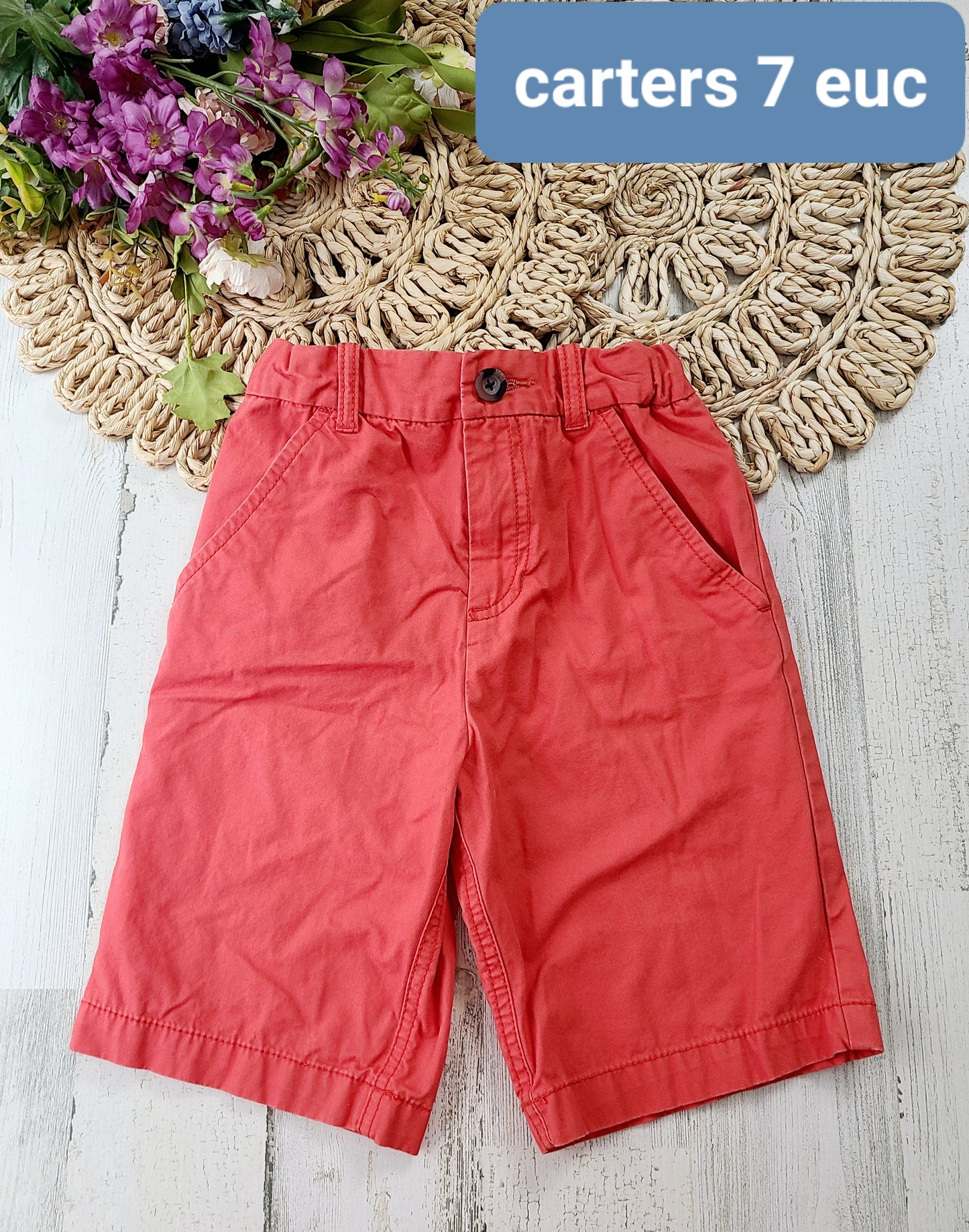 carters coral short 7 y