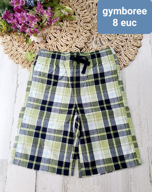 gymboree 8y plaid shorts