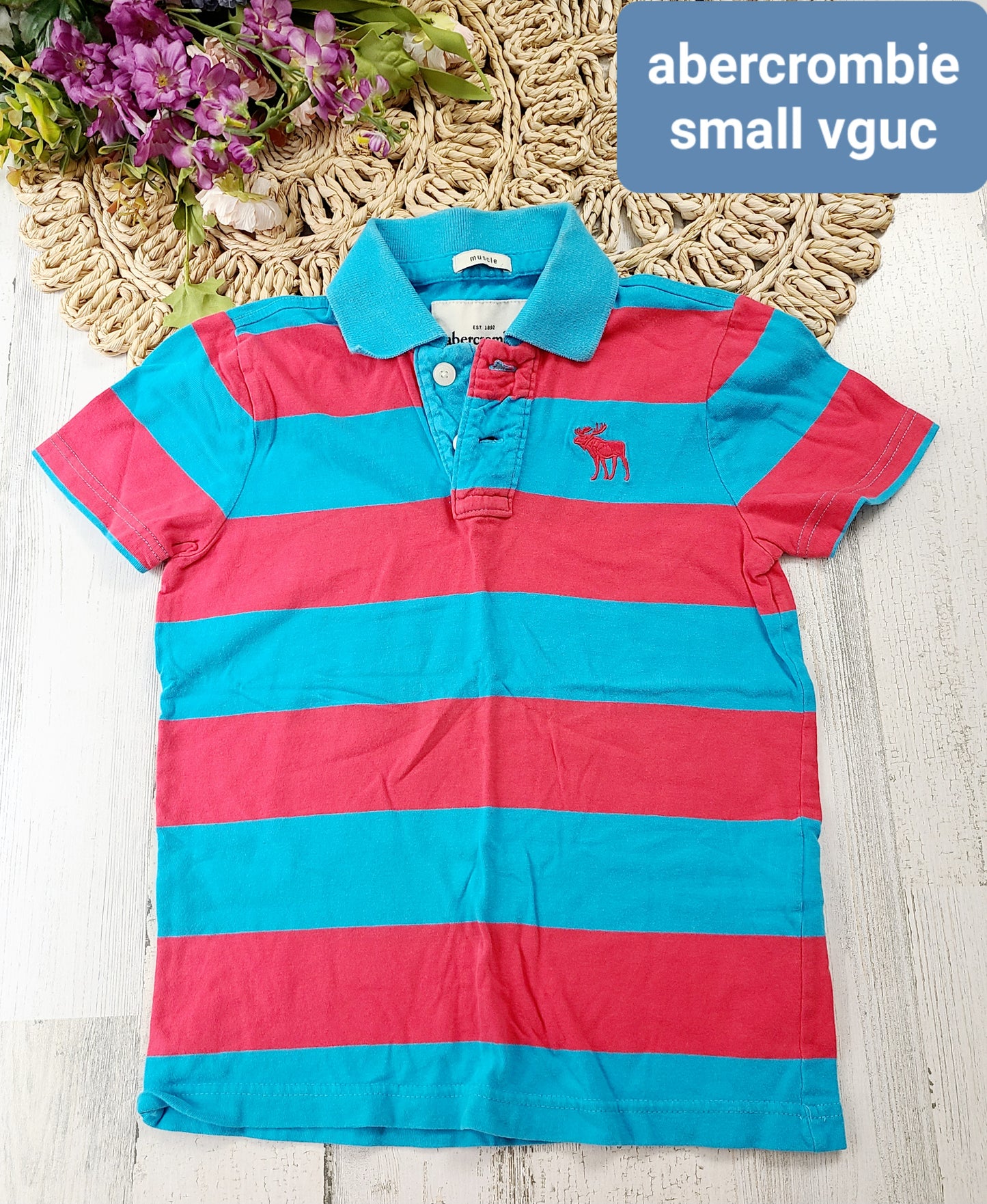 abercrombie striped small