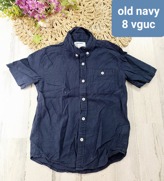 8y old navy button down