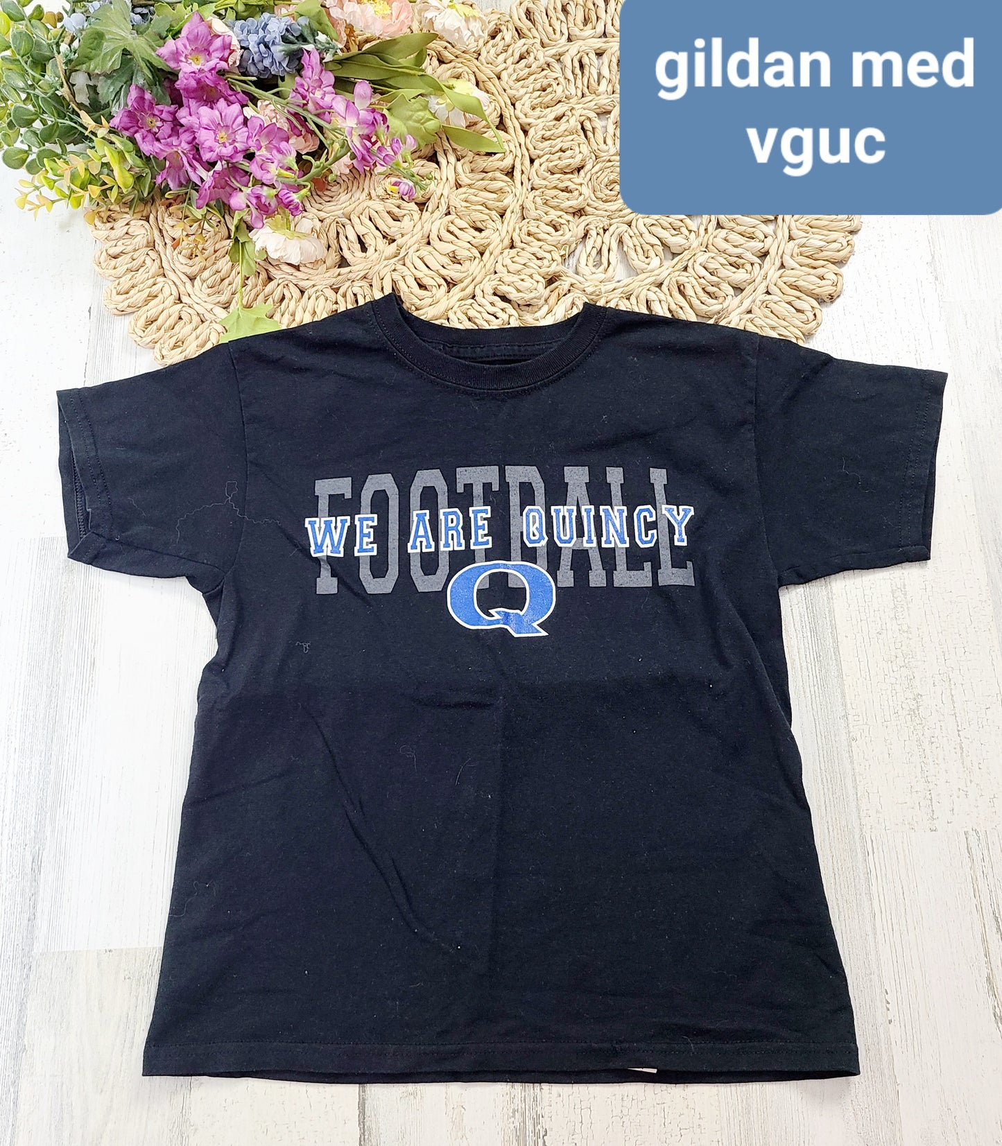 quincy football tee