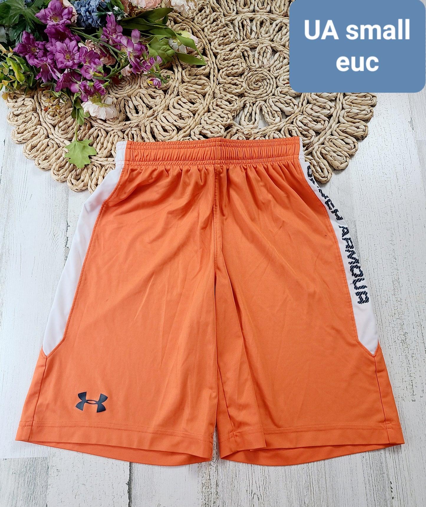under armour orange shorts