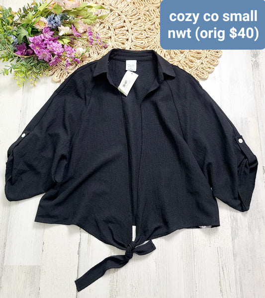 new cozy co front tie